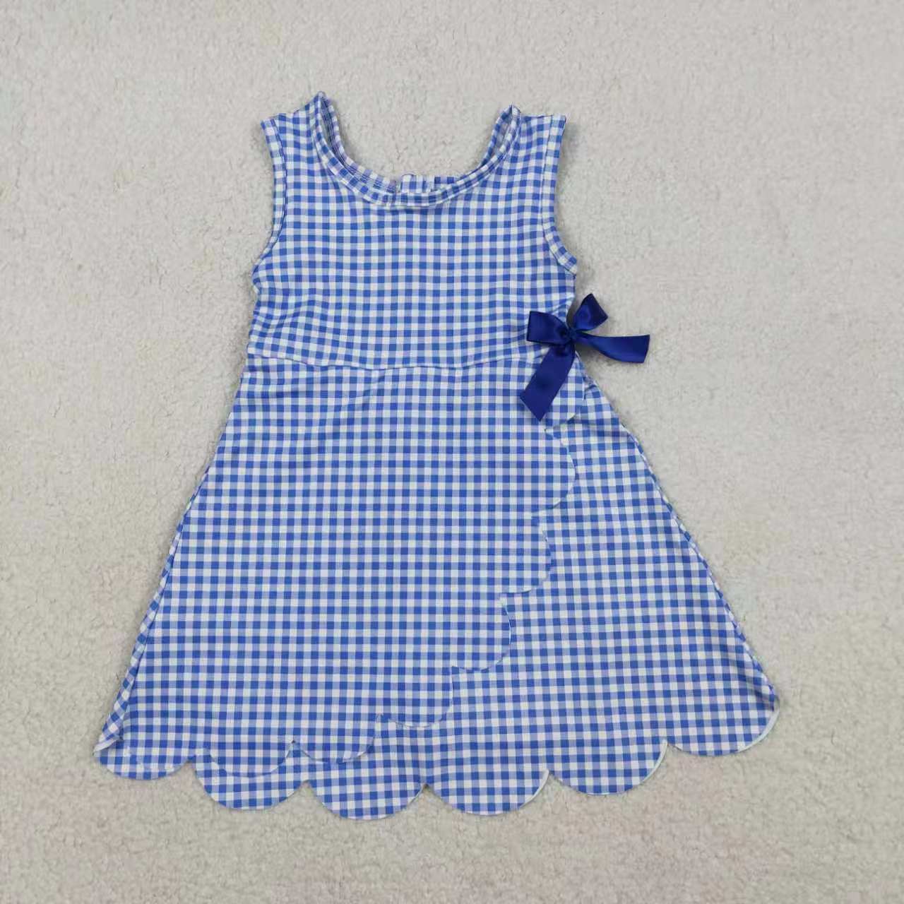 Yoga Checkered Skorts Girls Dress Sibling Clothes