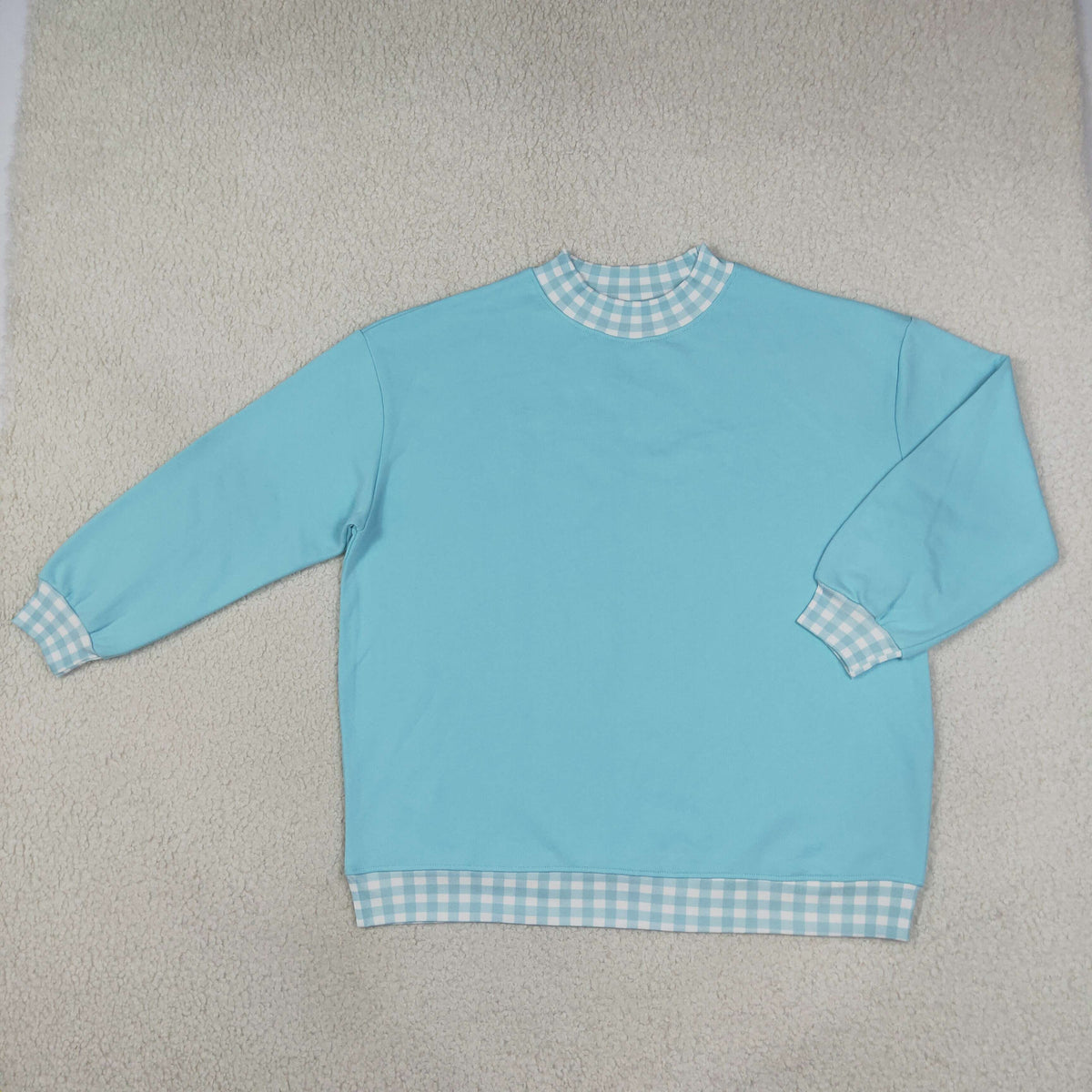 GT1795 Blue Long Sleeve Adult Women Top
