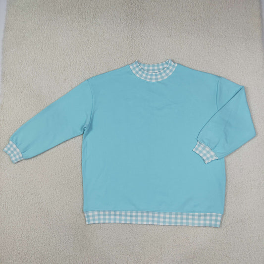 GT1795 Blue Long Sleeve Adult Women Top