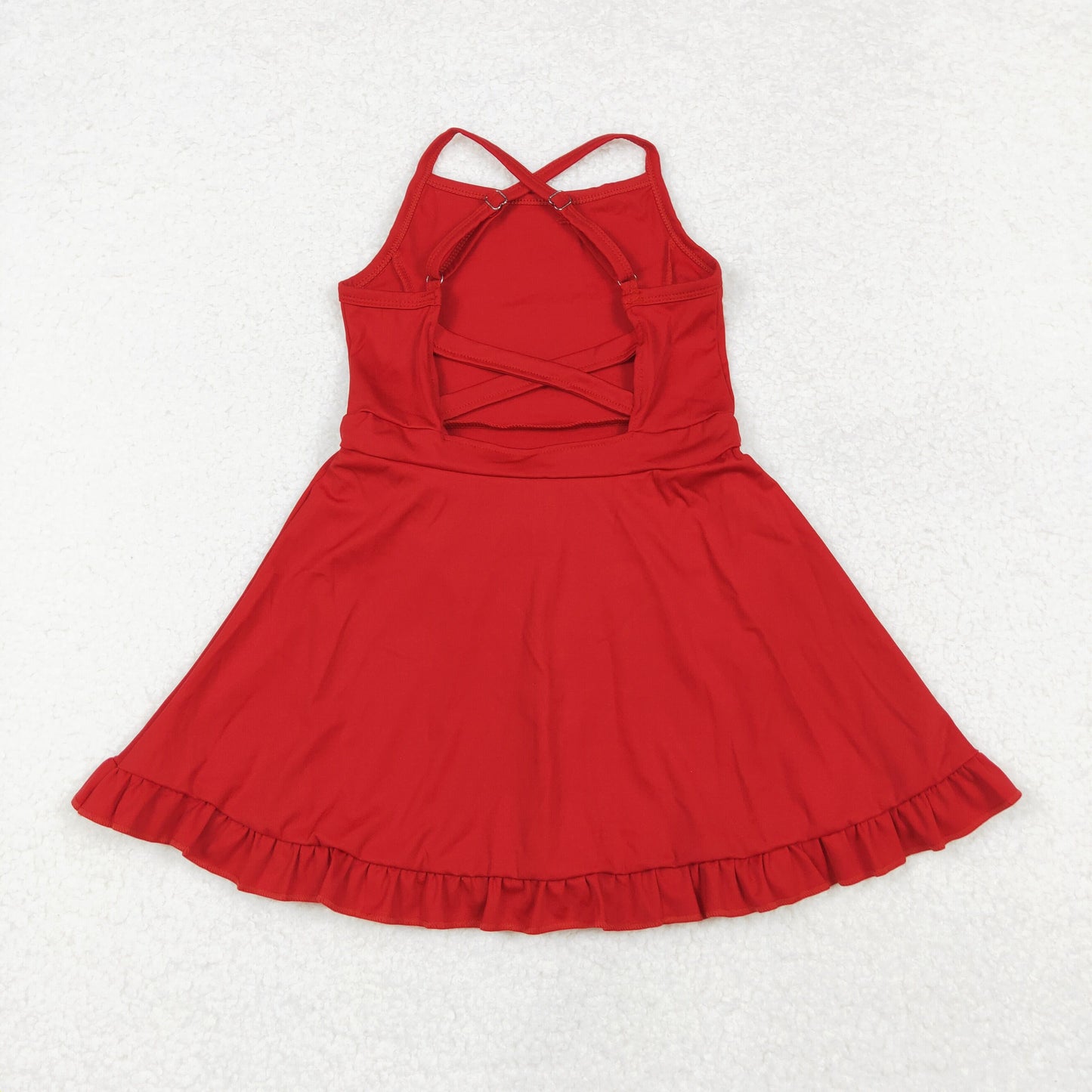 S0453 red blue girls tennis clothes