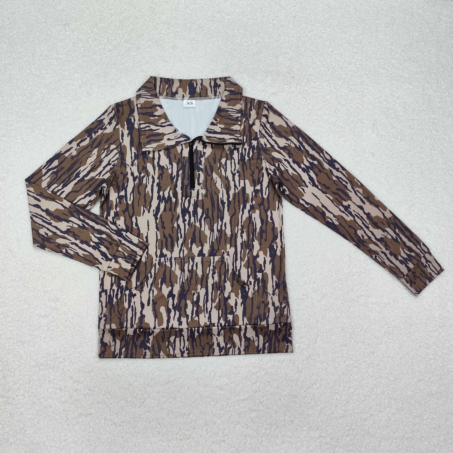 camo style adult pullover RTS sibling clothes