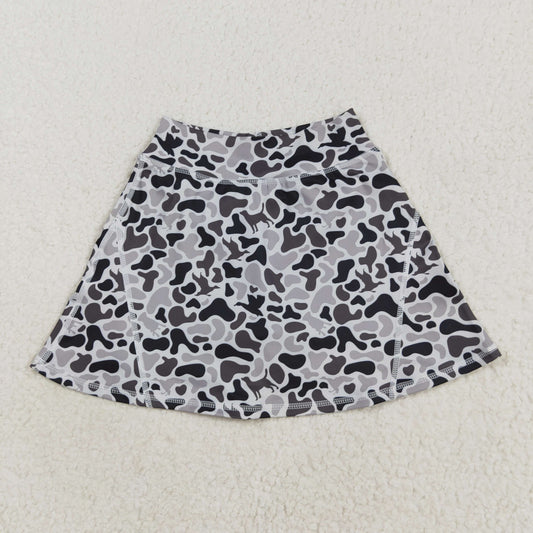 GLK0127 yoga hunting camo skirt skorts