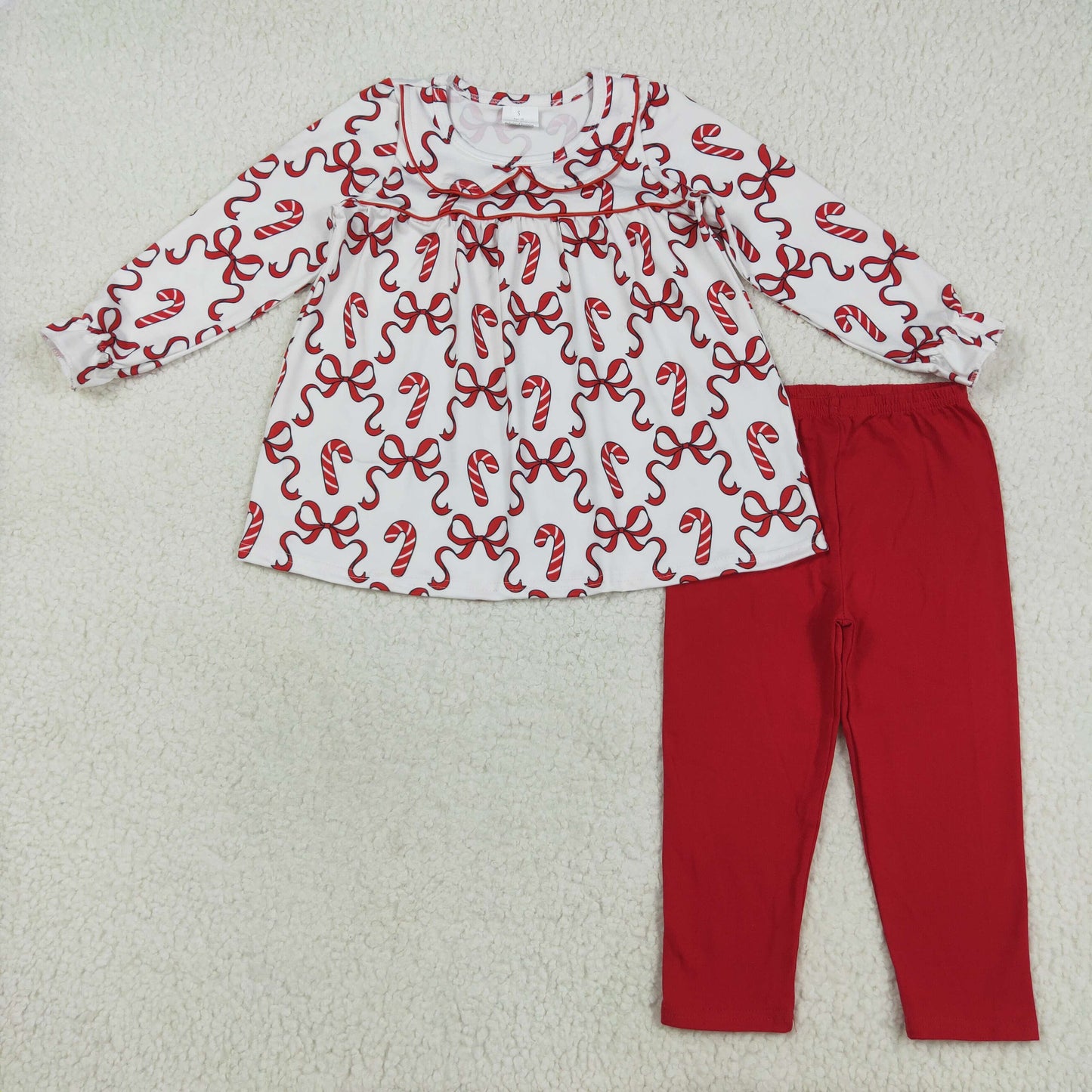 Christmas cane candy dress/set RTS Sibling Clothes