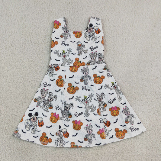 Yoga GSD4291 Halloween Cartoon M Sleeveless Skorts Girls Set