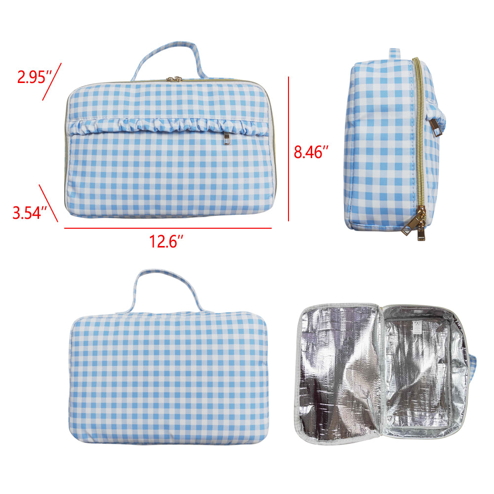 blue checkered bags  RTS sibling clothes