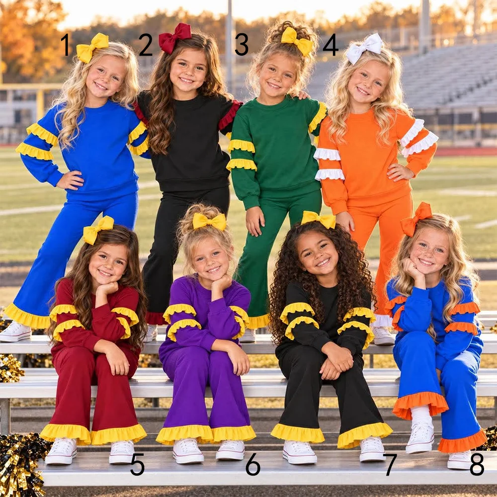 preorder Cotton Ruffles Girls Set Sibling Clothes