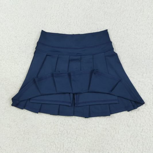 GLK0122 yoga navy blue skorts girls skirt