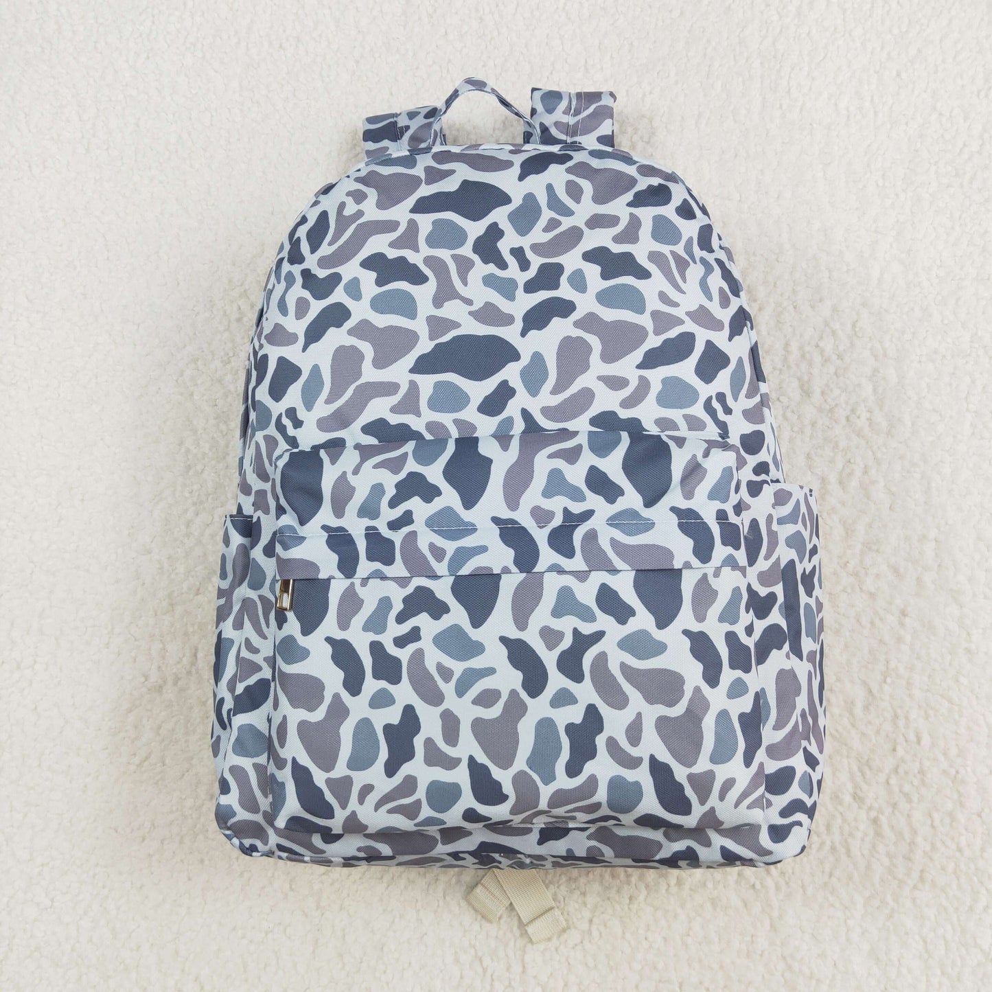 BA0260 grey camo kids bag