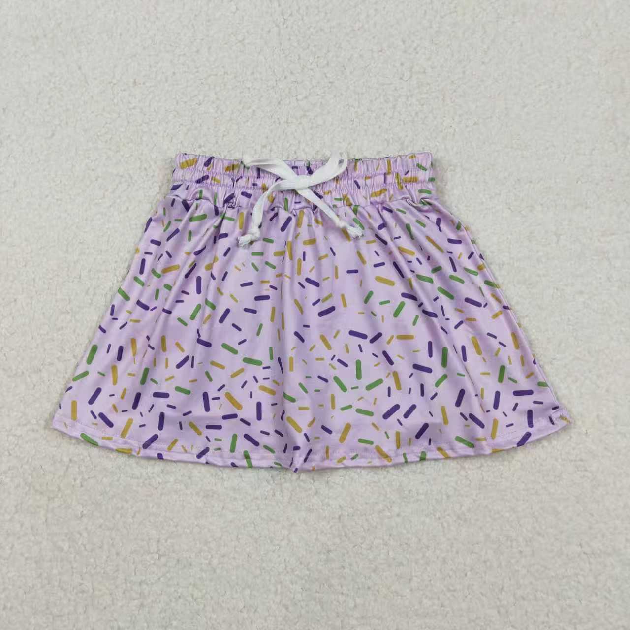 Purple Sprinkles Style Top/Shorts/Skorts Sibling Clothes RTS