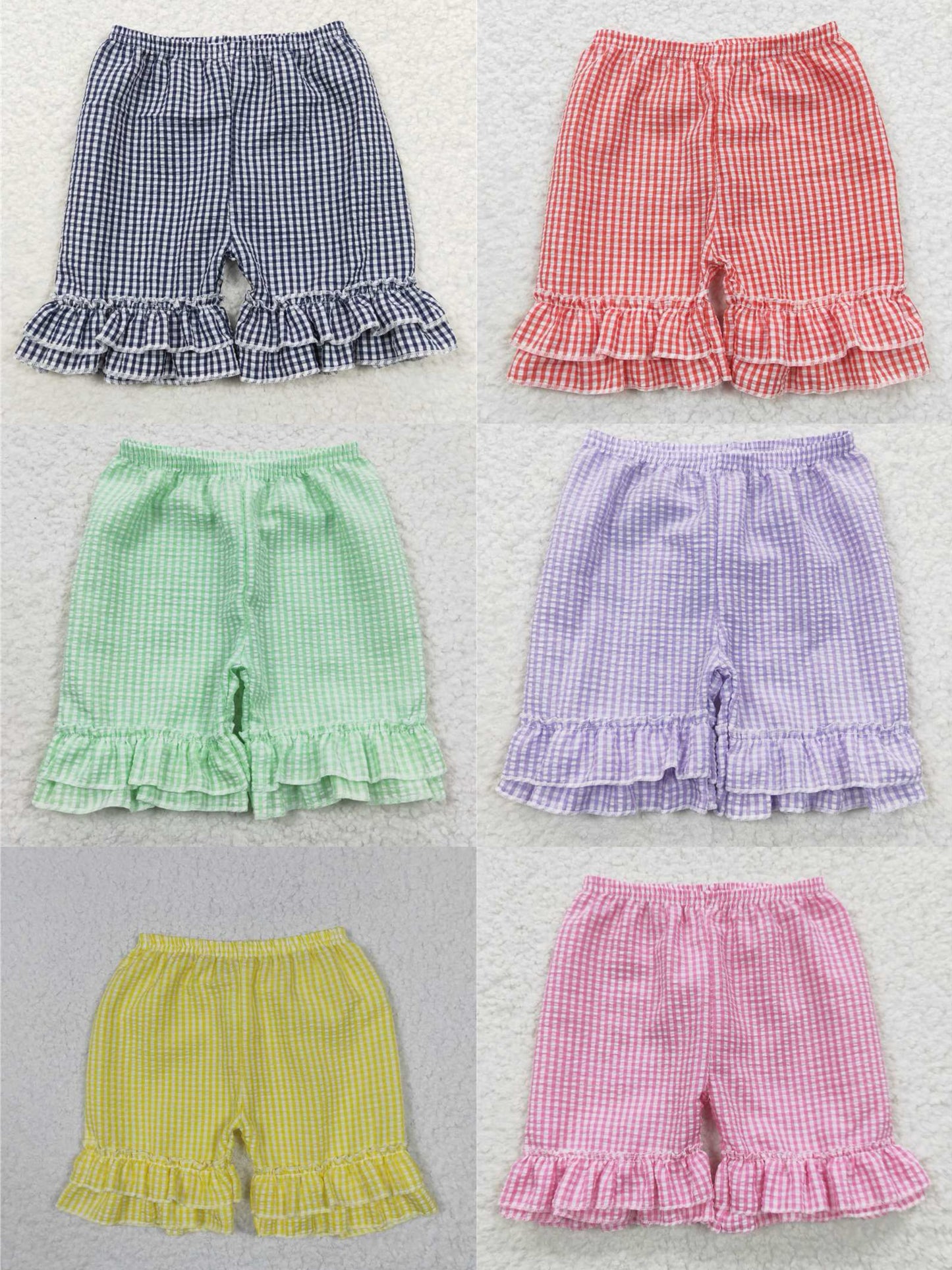 RTS seersucker girls shorts