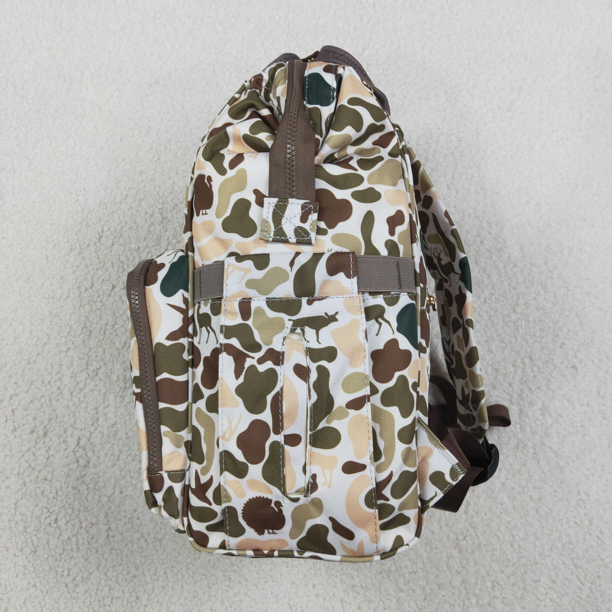 BA0407 Camo Diaper Bag