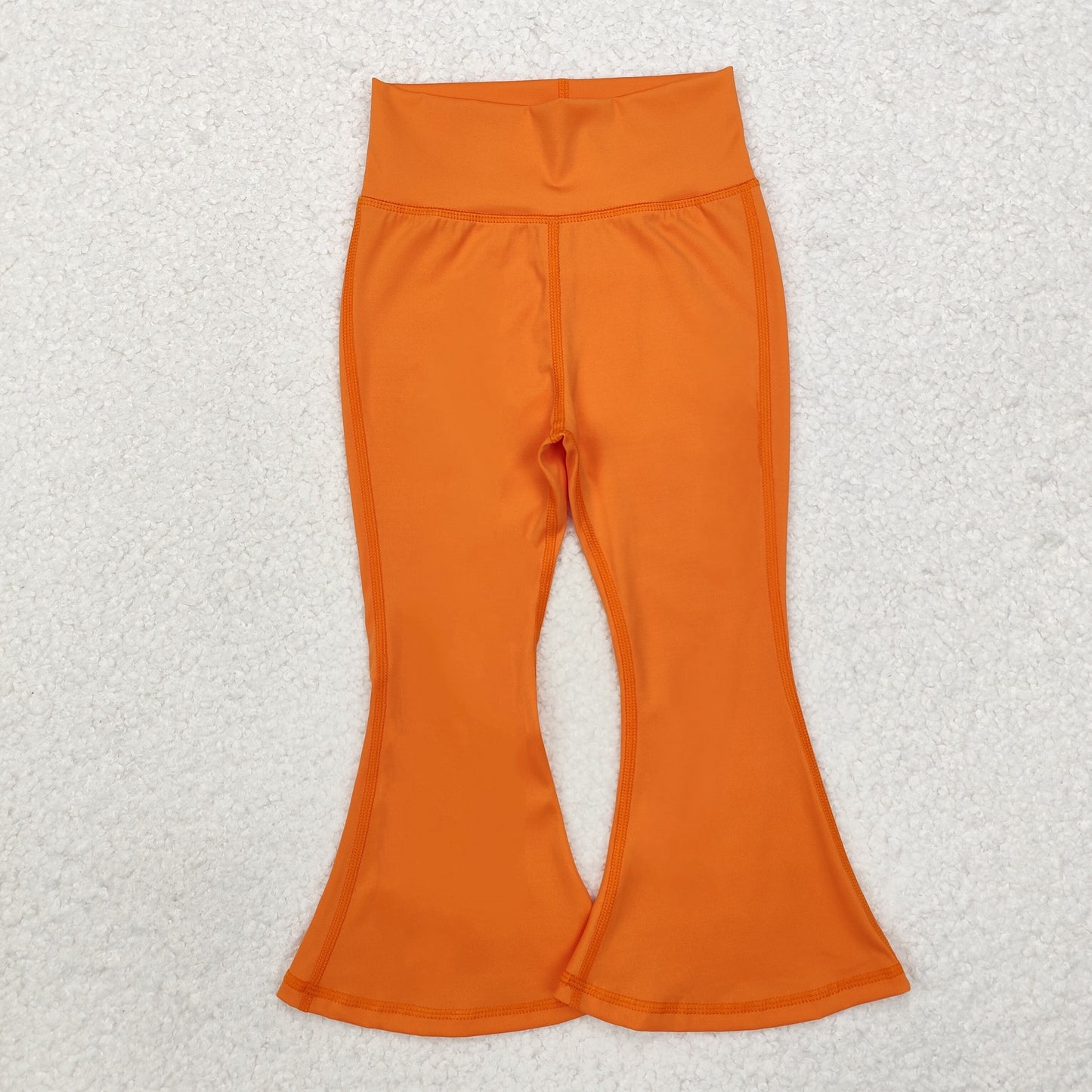 P0684 orange girls pants active wear athletic