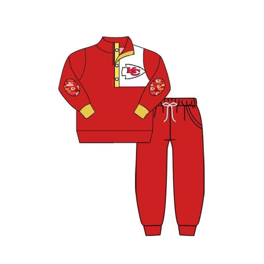 Custom S 9.2 Team red & yellow kids set