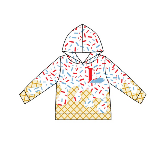 custom moq 3 football team ice hoodie long sleeve boys top
