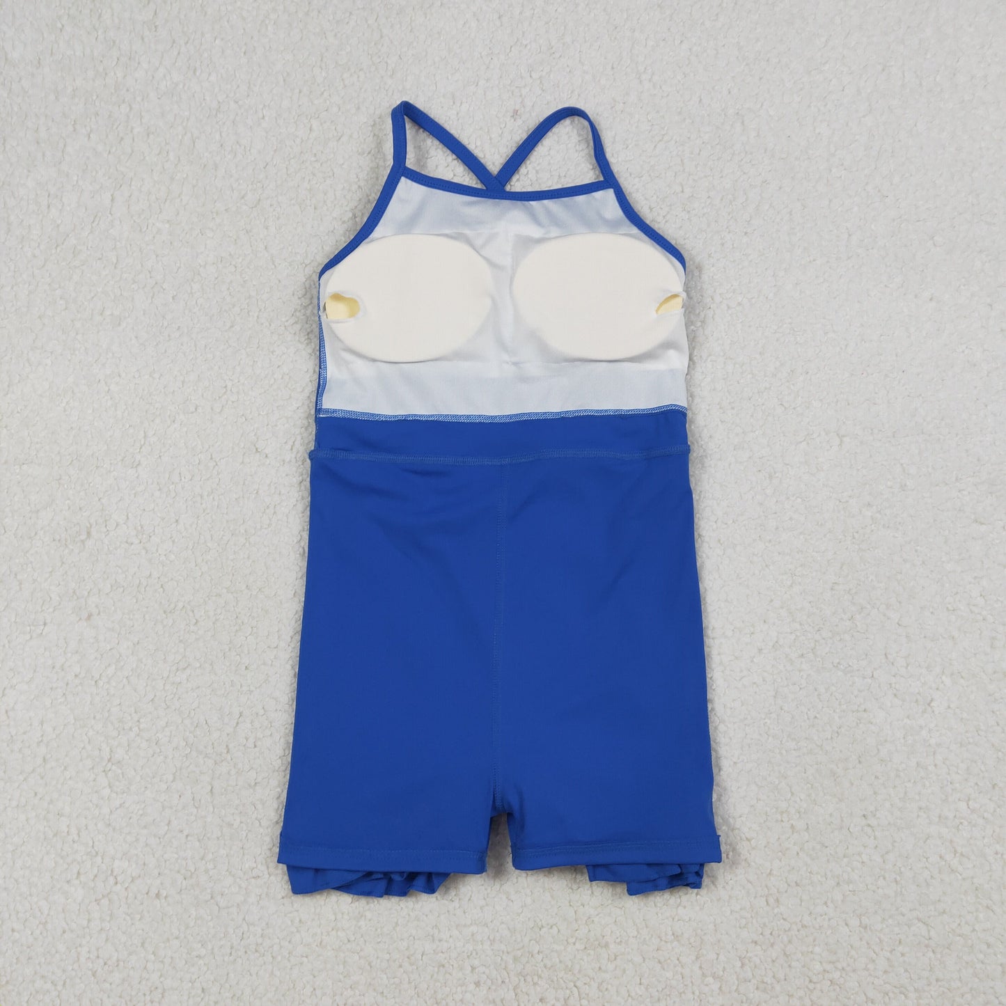 S0551 blue girls bathing swimsuit