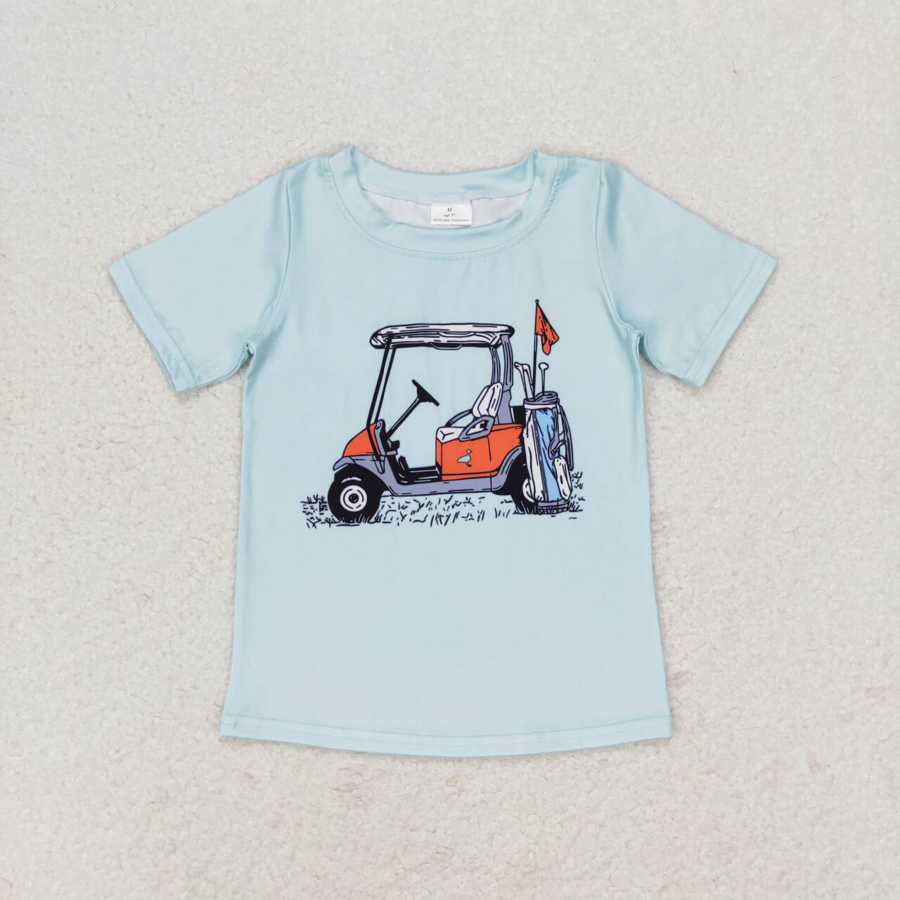 BT0646 golf car short sleeve boys top