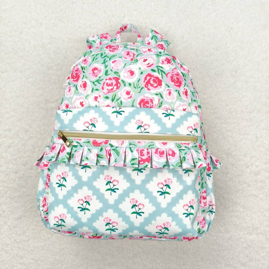 BA0100 Pink Flowers Kids Bag