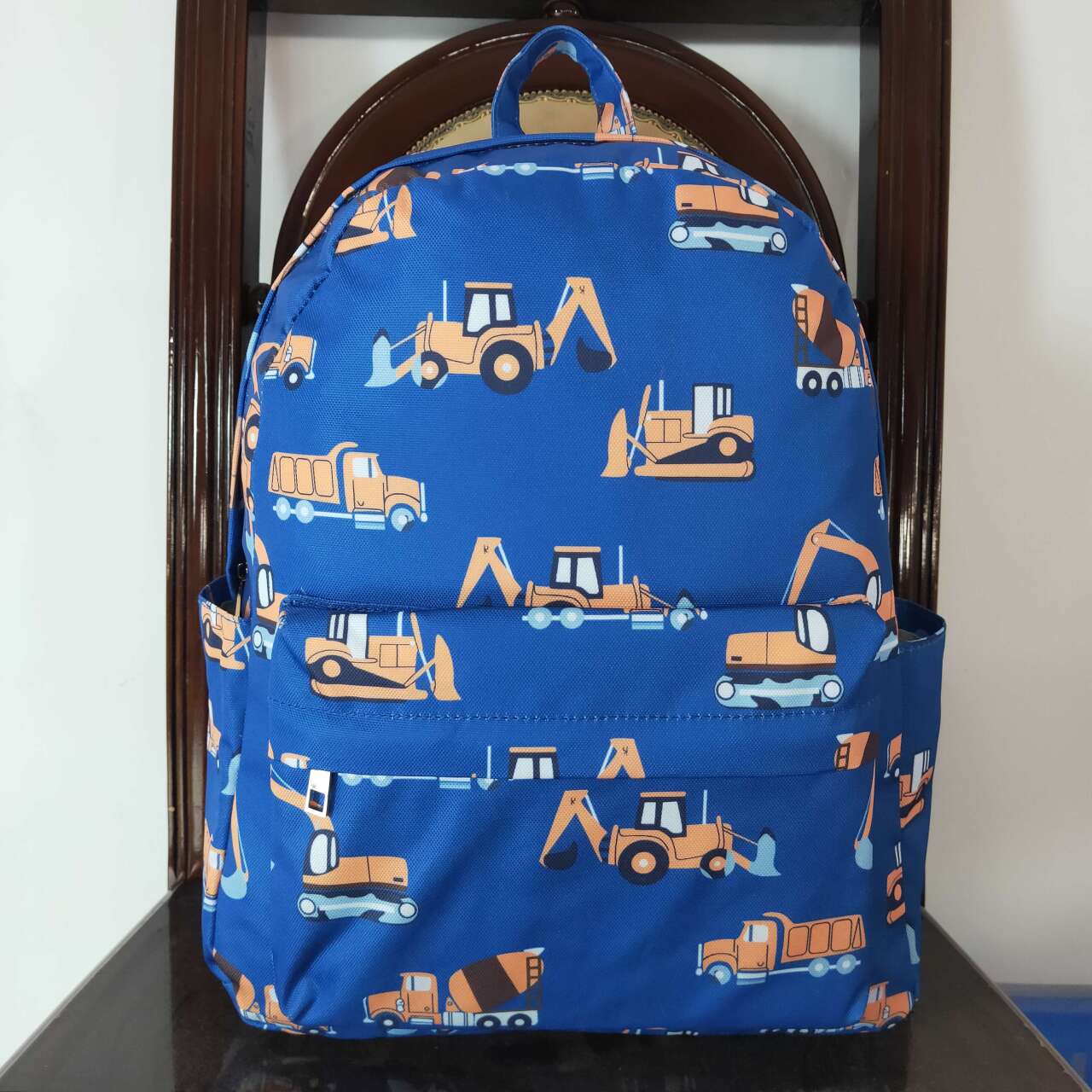 BA0169 Construction truck kids bag