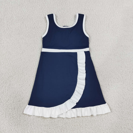 GSD4145 Yoga Navy Blue Skorts Girls Dress