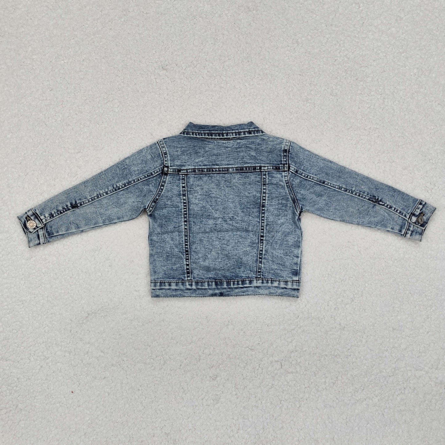 6 A5-14 Blue long sleeve kids coat