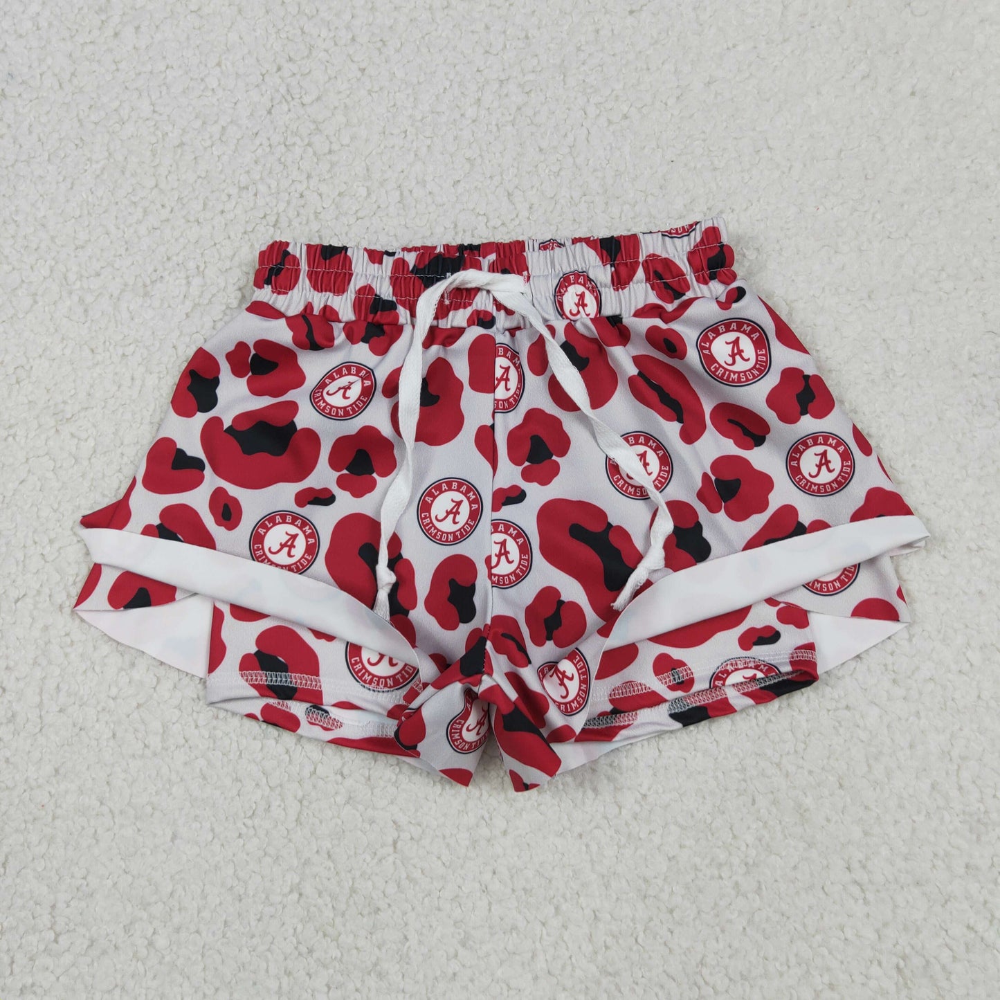 SS0817 Yoga Football Item Camo Girls Shorts