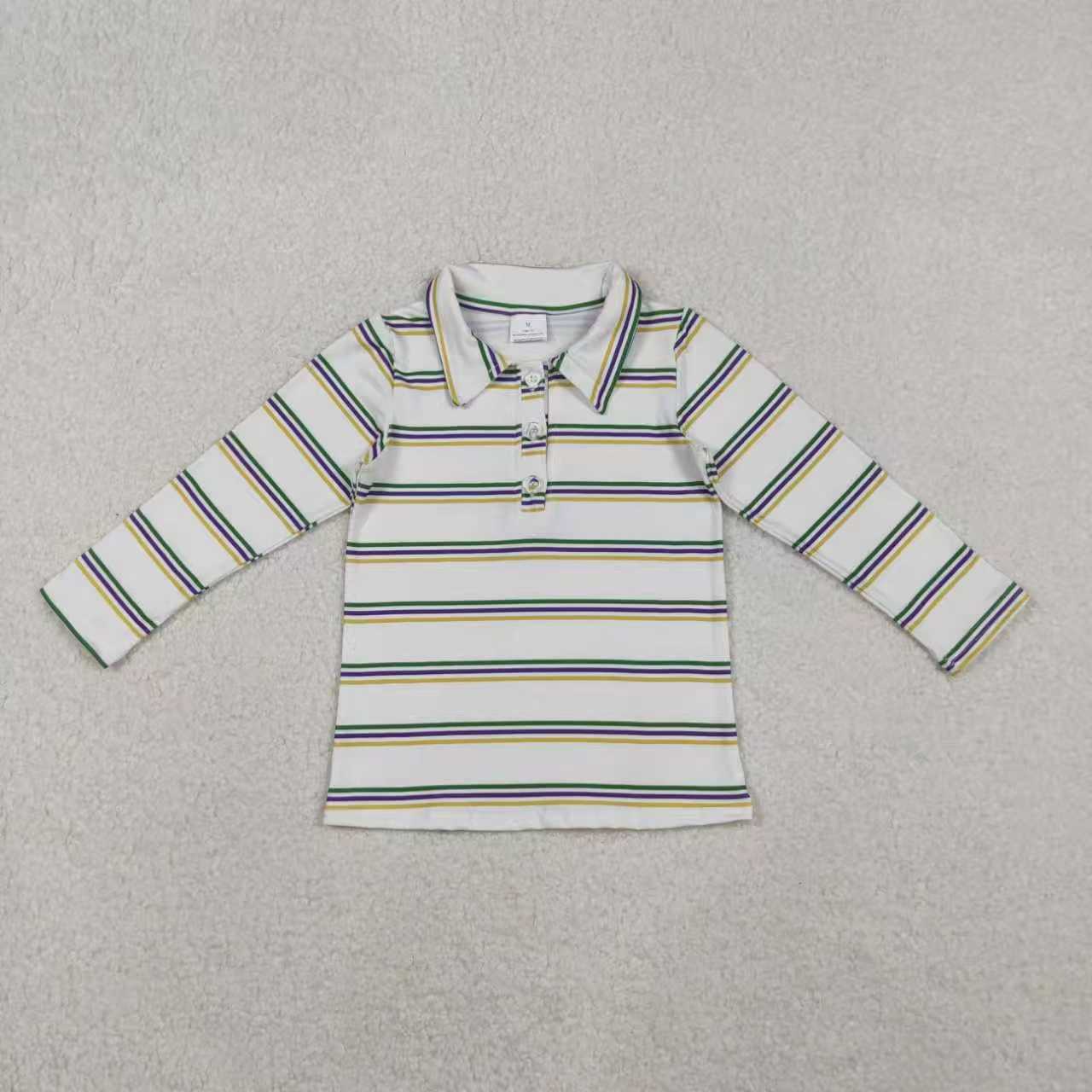 Mardi Gras Striped Style Sibling Clothes RTS