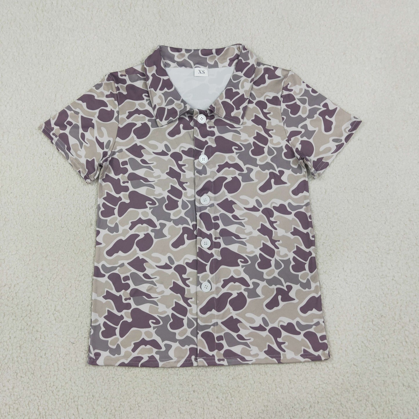 BT1607 Hunting Camo Short Sleeve Adult Man Top