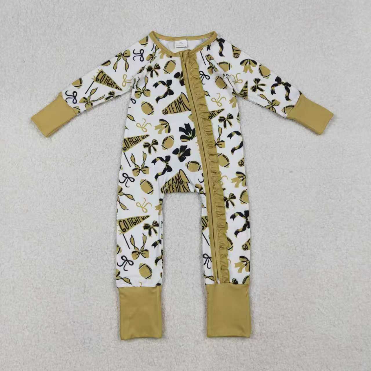 cheer go team romper RTS sibling clothes