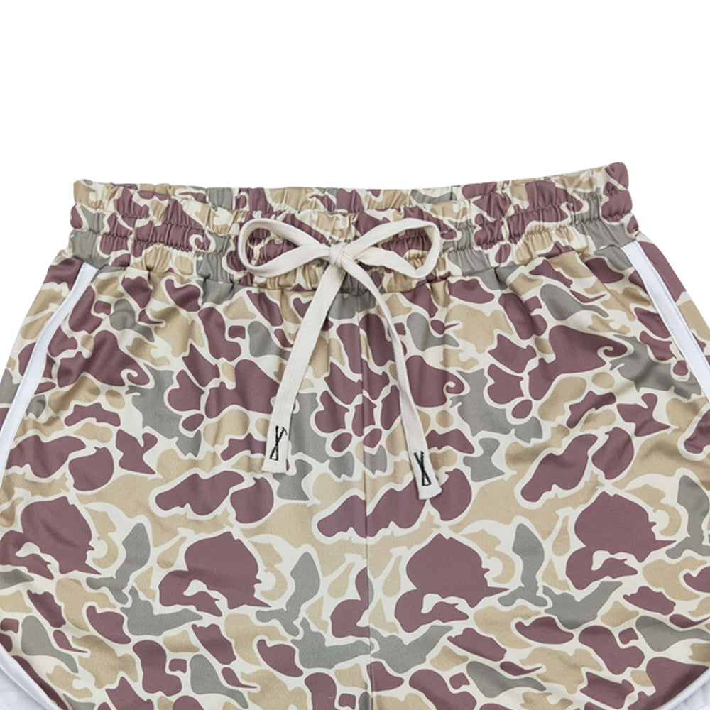 SS0177 Camo Green Adult Shorts