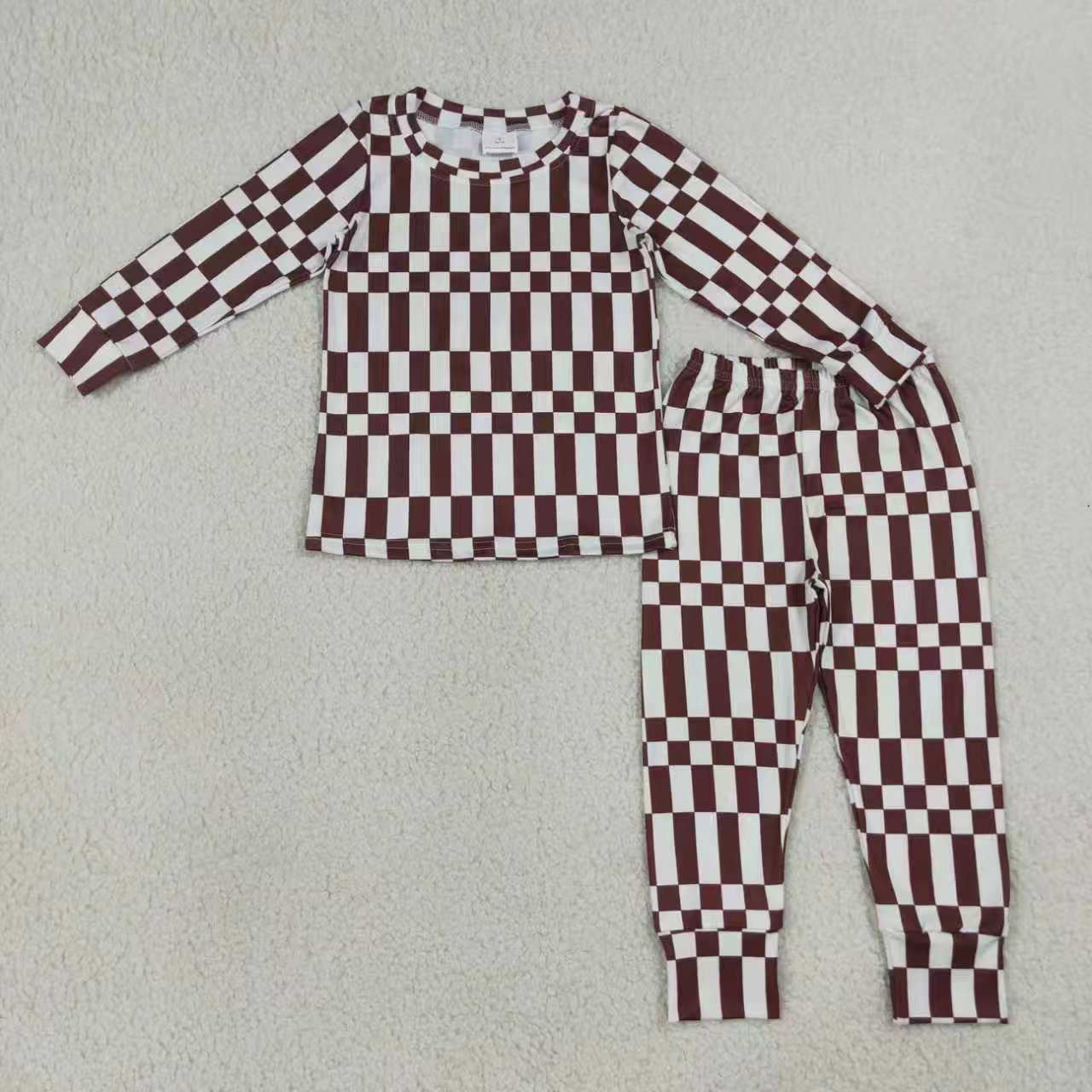 Checkered Boys Set/Romper RTS Sibling Clothes