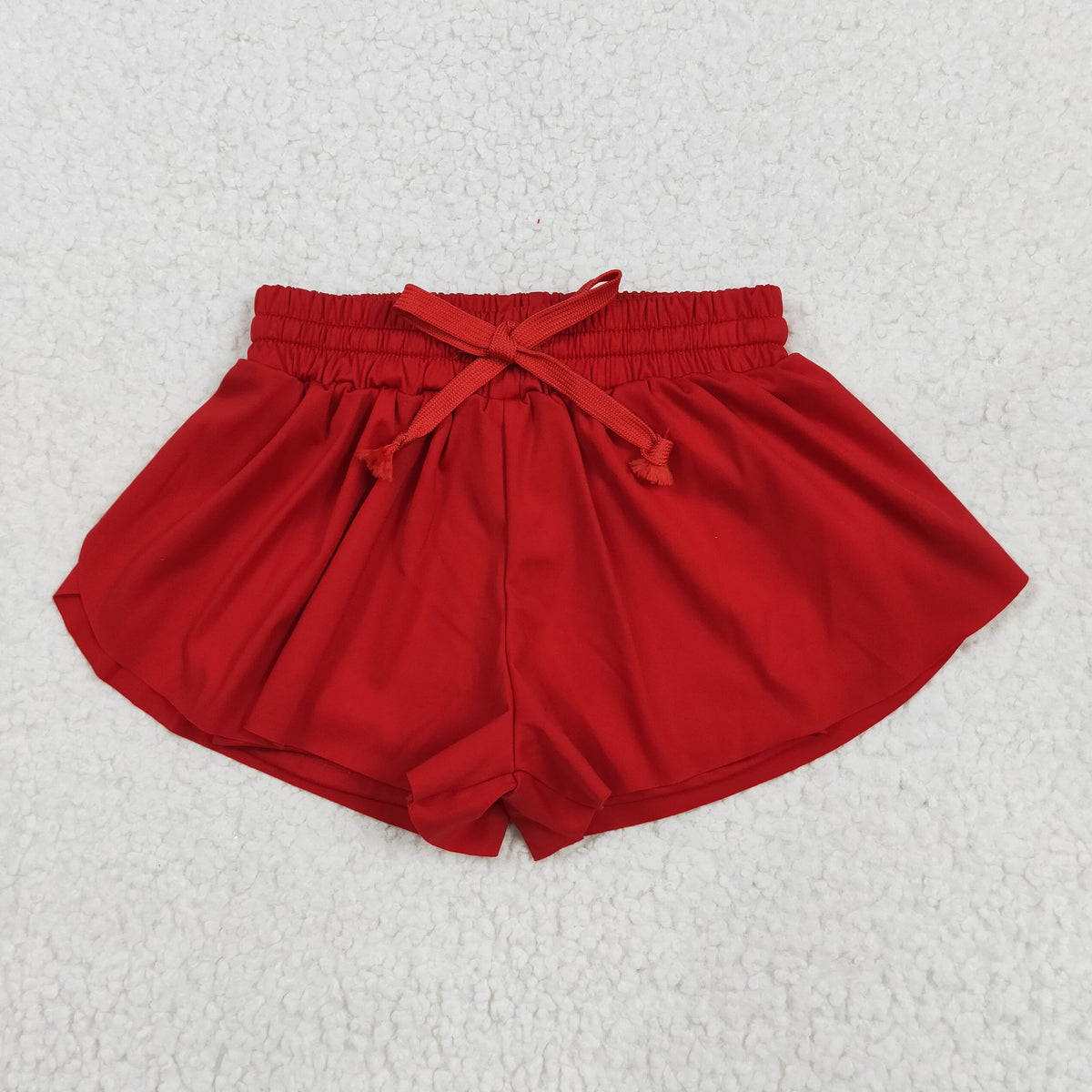 SS0544 yoga red girls shorts