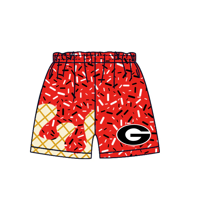 custom moq 3 milk silk ice football team boys shorts
