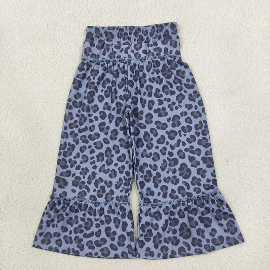 P1055 Yoga Grey Leopard Adult Women Pants
