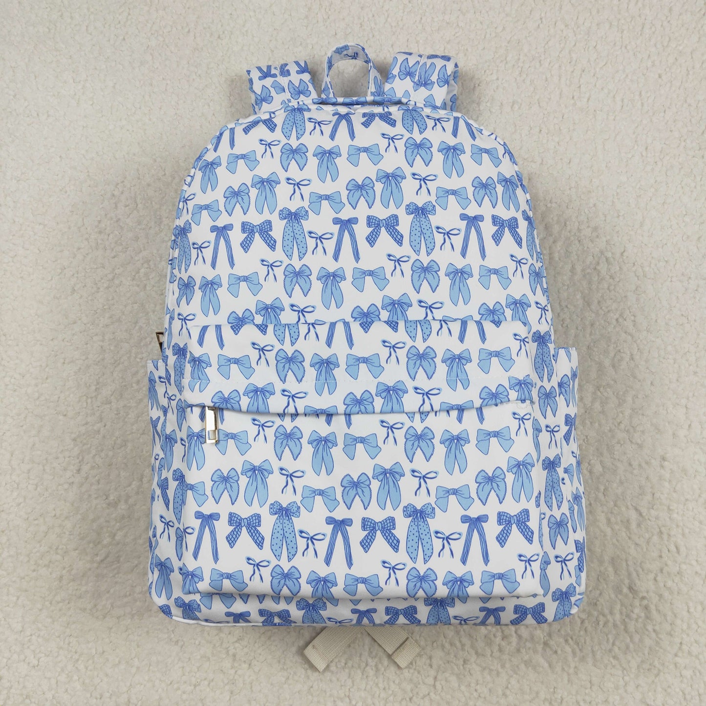 BA0322 blue bows coquette bows school bag