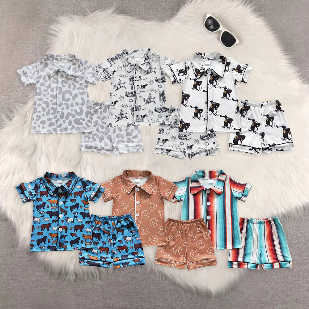 Western boys pajamas RTS Sibling Clothes