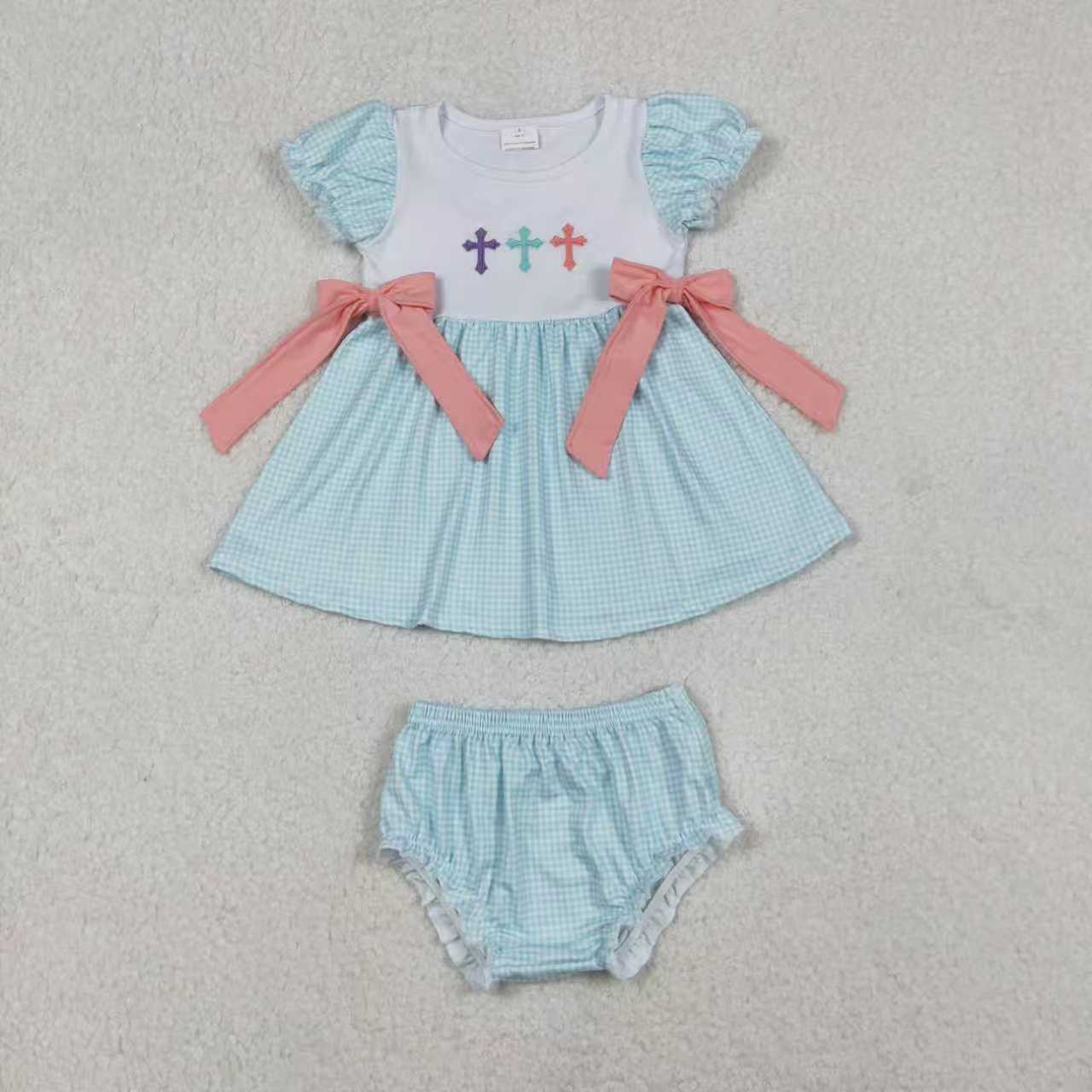 Embroidery Cross RTS Sibling Clothes