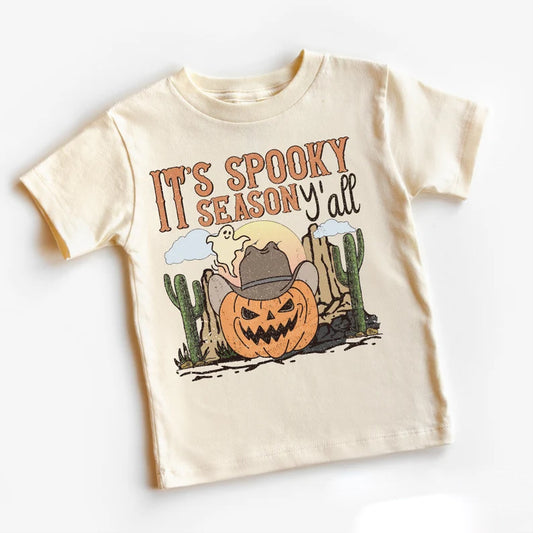 custom Halloween Its Spooky Season Pumpkin Kid T-shirt