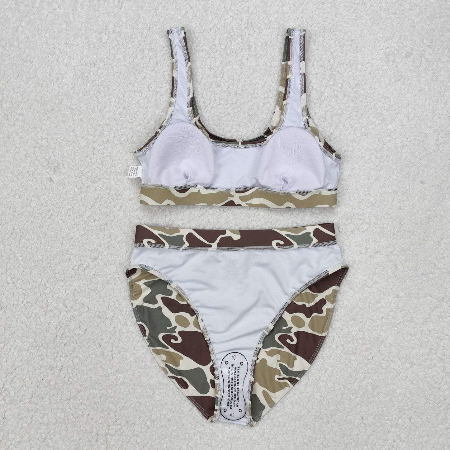 S0476 hunting camo adult women swimsuits