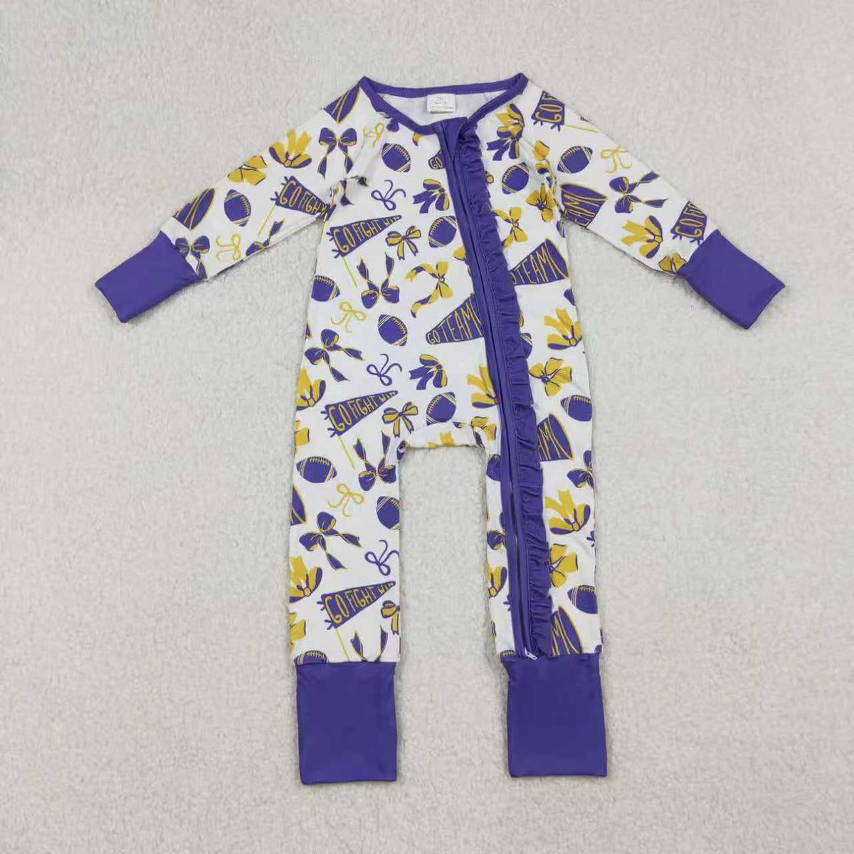 cheer go team romper RTS sibling clothes