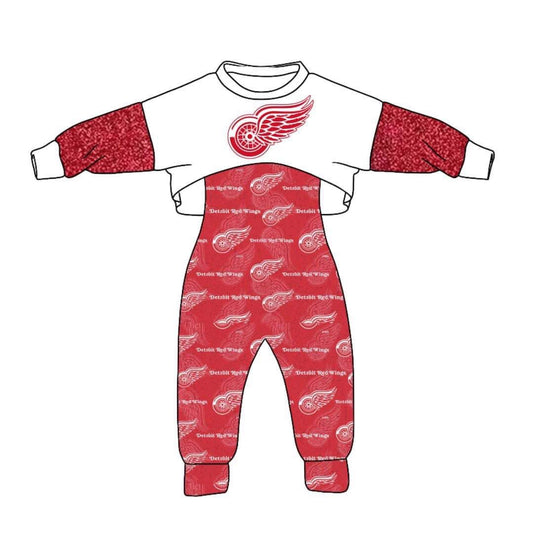 custom S 9.2 Team red jumpsuit set