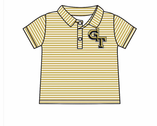 custom moq 3 football team striped short sleeve boys top