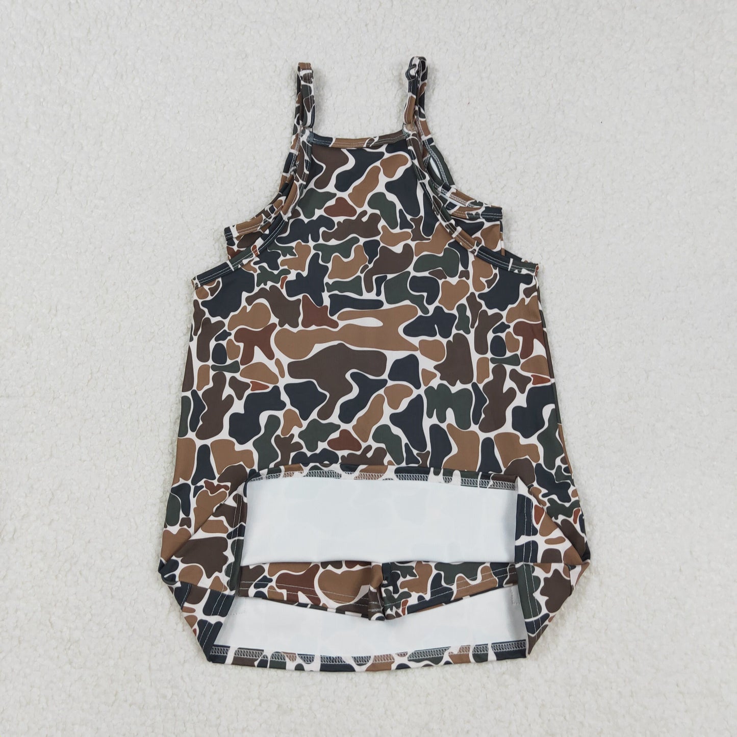 GSD2721 yoga brown camo skorts girls dress