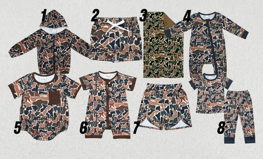 old school camo RTS sibling clothes