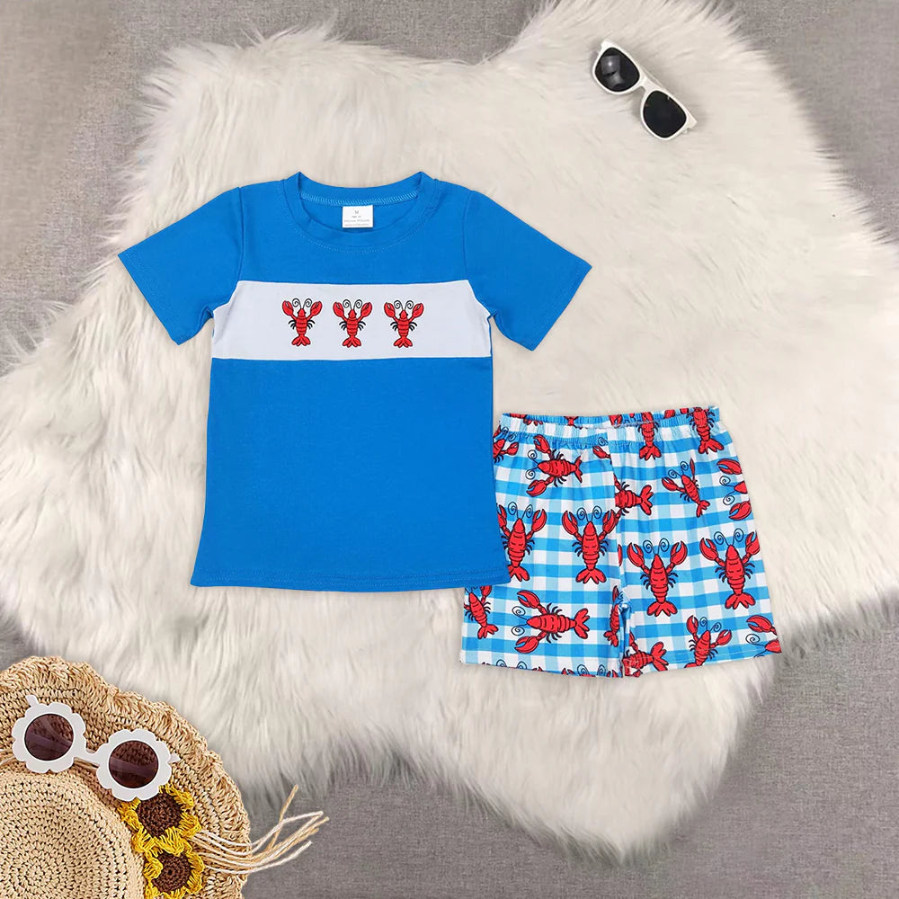 Embroidery crayfish RTS Sibling Clothes