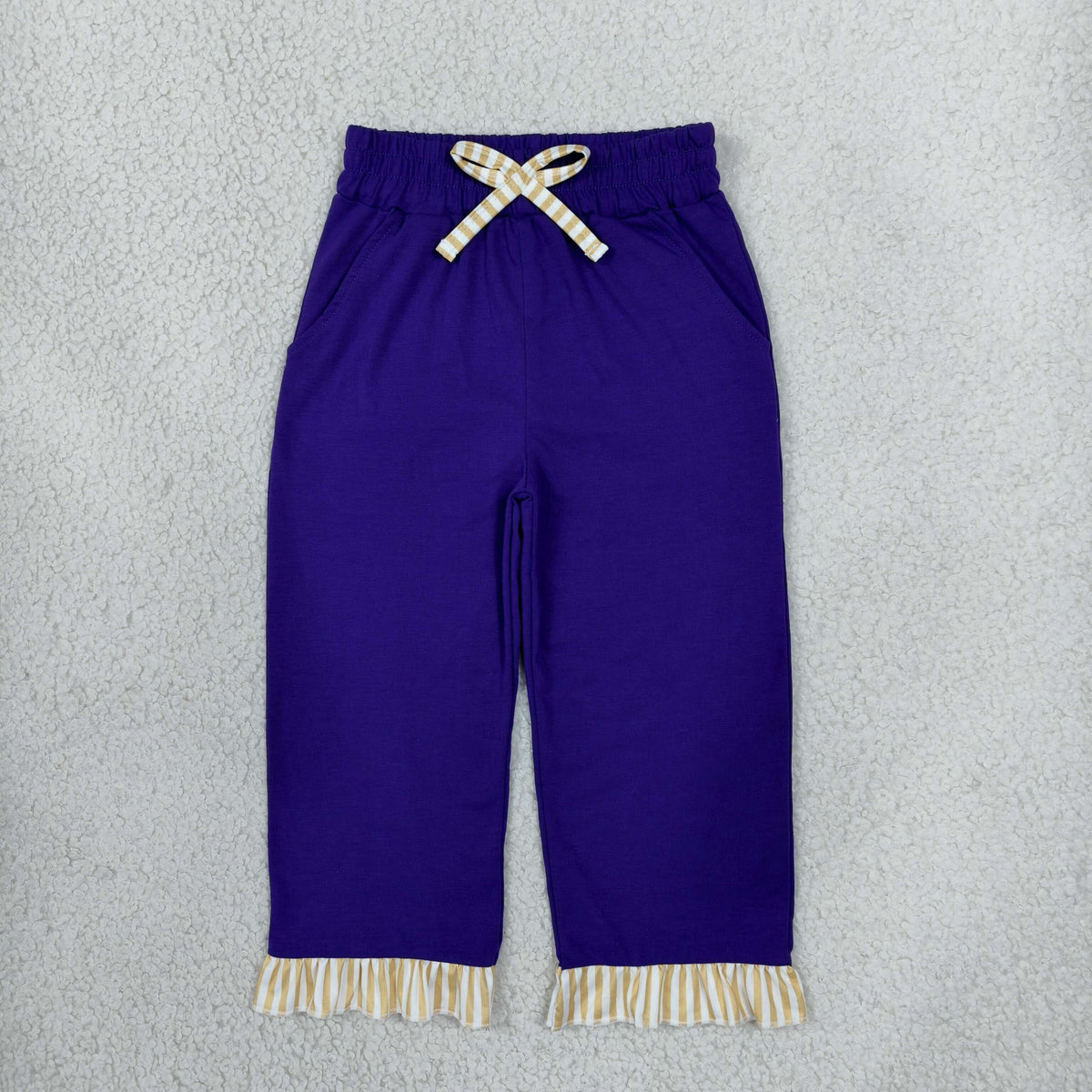 P1155 Cotton Navy Blue Girls Pants