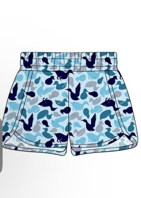 custom style mallard camo adult shorts