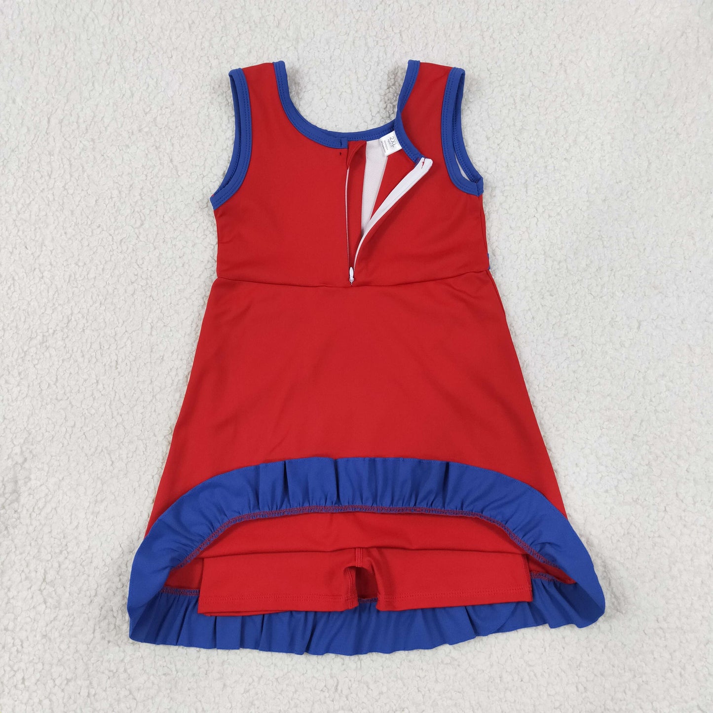 GSD4132 Yoga Red Skorts Girls Dress