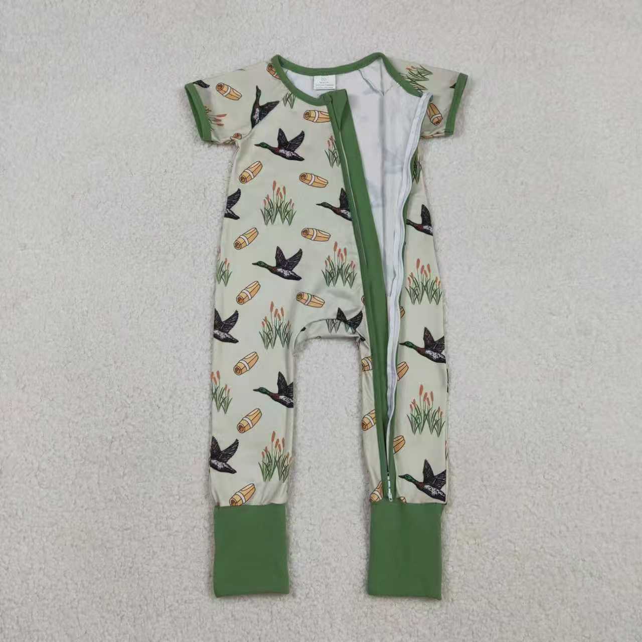 Mallard Duck Boys Pajamas/Romper Sibling Clothes RTS