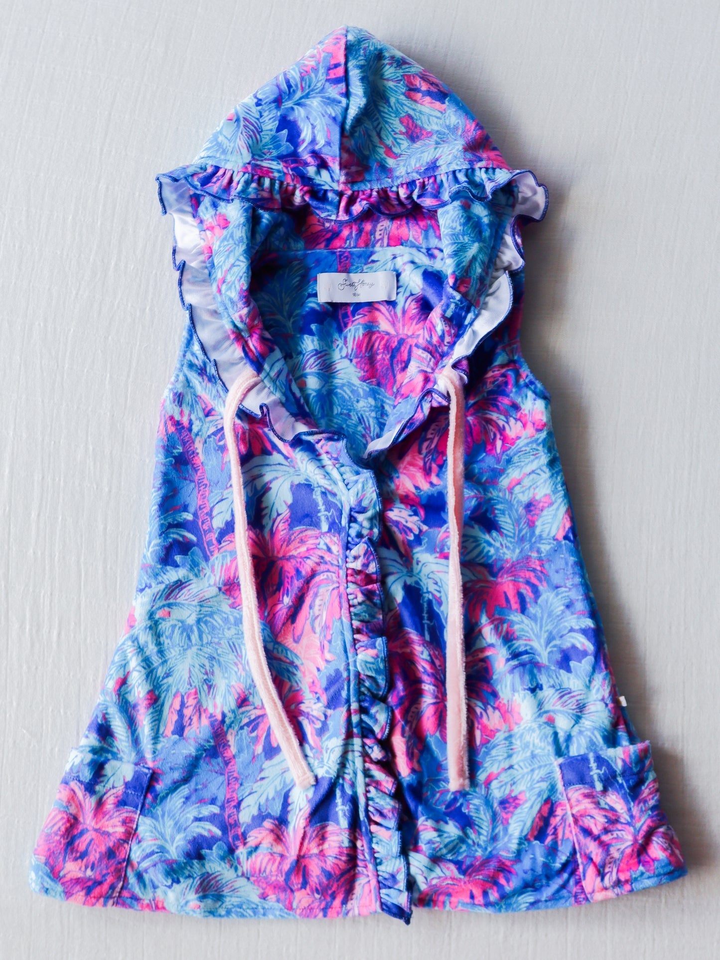 custom kids swimming coverup milk silk single layer (moq 3)