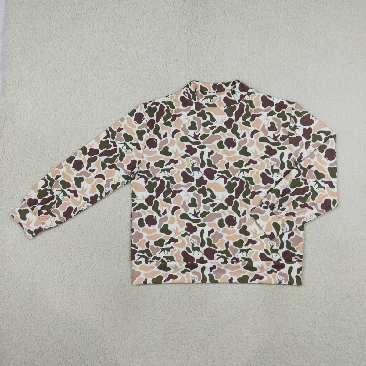 GT1818 Yoga Camo Long Sleeve Adult Women Top